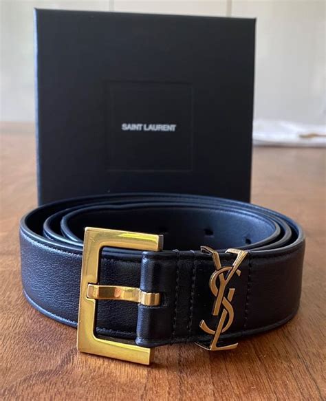 ysl gürtel schwarz gold|saint laurent gürtel.